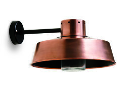 Faktory 01 | Moderne Wandleuchte Nr. 1 aus Kupfer im Industrielook